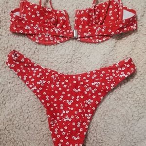 Red Bikini Swimsuit